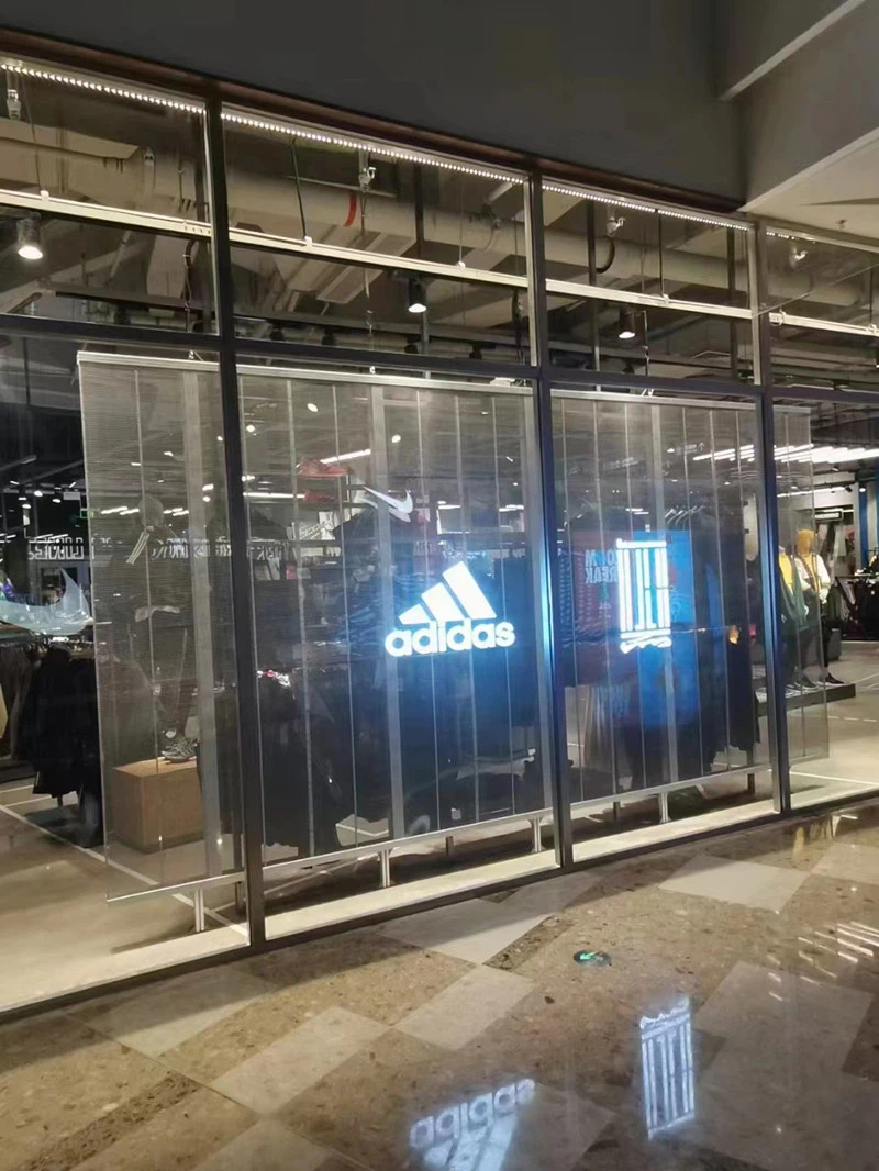 Läbipaistev videoseina LED-ekraan P3.91-7.81